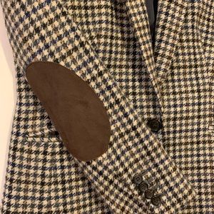 Jcrew wool houndstooth blazer